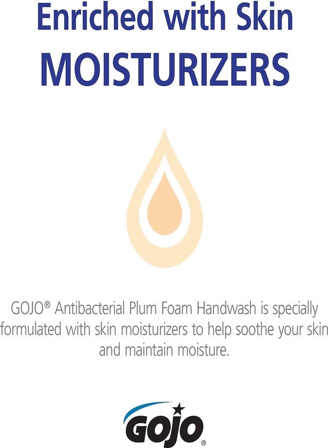 GOJO 8712-04 Antibacterial Foam Handwash, Plum, 700 mL - Image 4